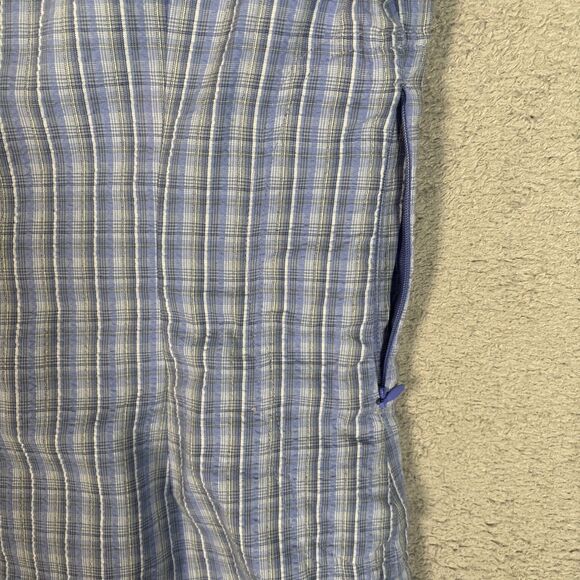 Vintage Patagonia Puckerware Dress Women’s Size 10 Blue Plaid Y2K 90 Cottage - Picture 10 of 13